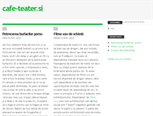 Tablet Screenshot of cafe-teater.si